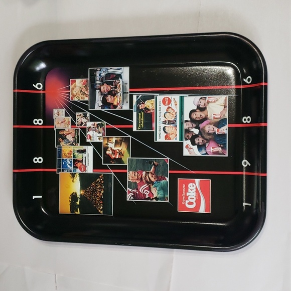 Collectible Enjoy Coke Coca-Cola 100th Anniversary  Serving Tray 1886-1986 - Picture 1 of 4